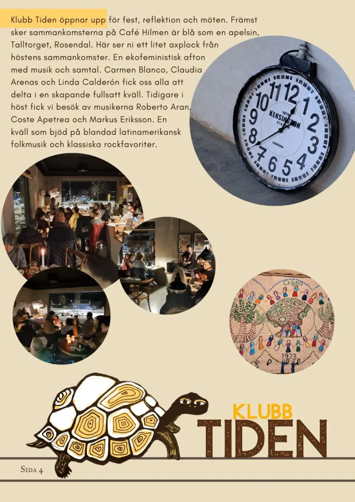 Historisk affisch från Klubb Tiden 8